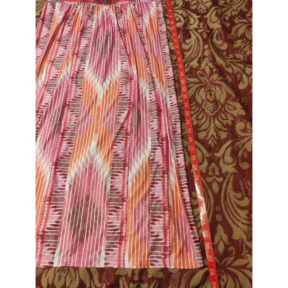 Women’s Ruby Rd Maxi Dress Medium Multi Colored Sleeveless - Picture 8 of 9